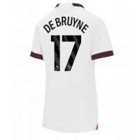 Manchester City Kevin De Bruyne #17 Replica Away Shirt Ladies 2023-24 Short Sleeve